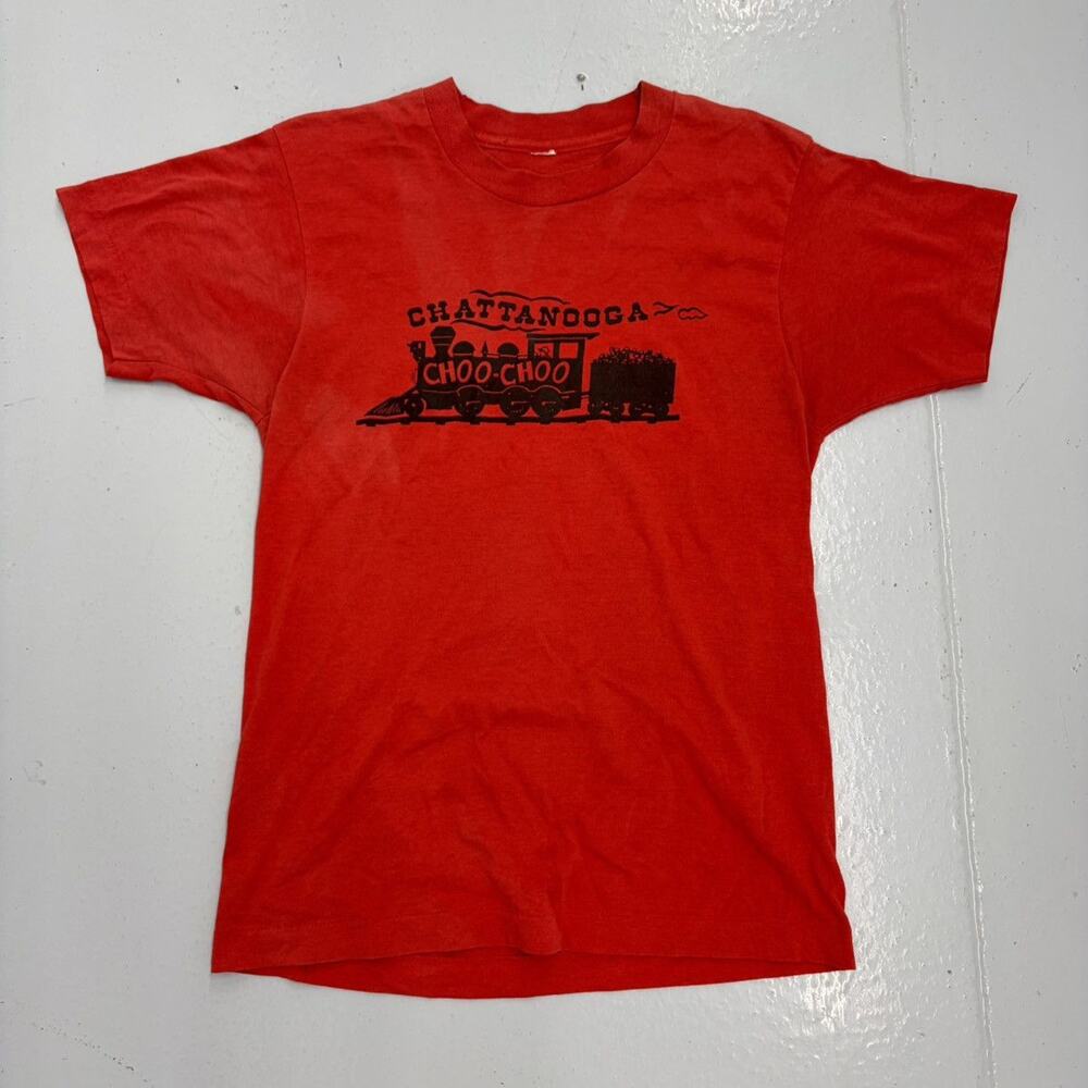 Vintage 70s Chattanooga Red/Black Graphic T-Shirt